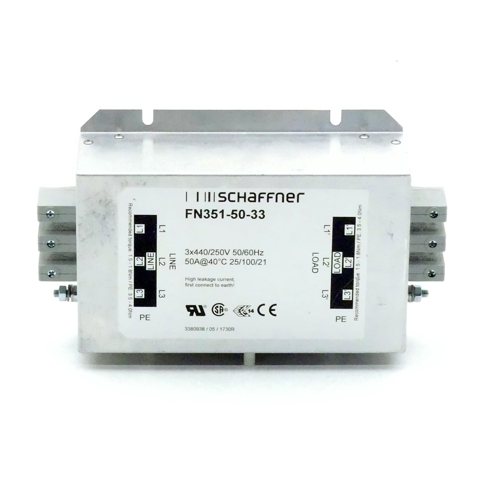 Universal 3-phase EMC filter  Used