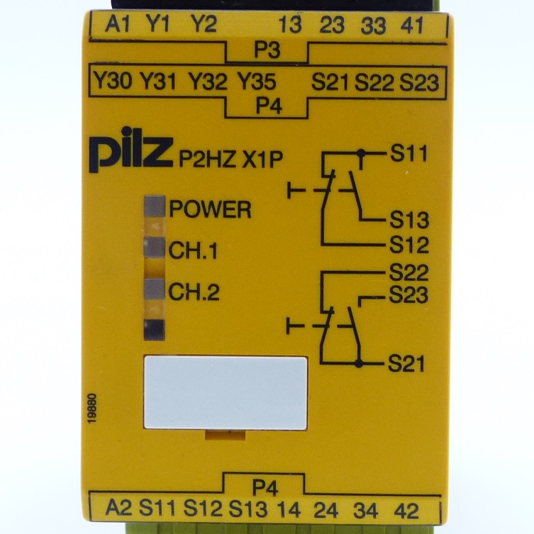 Two hand control Unit P2HZ X1P C 24VDC 3n/o 1n/c 2so 