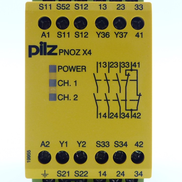 Not-Aus-Schaltgerät PNOZ X4 230VAC 3n/o 1n/c PNOZ X4 230VAC 3n/o1n/c Neu OVP