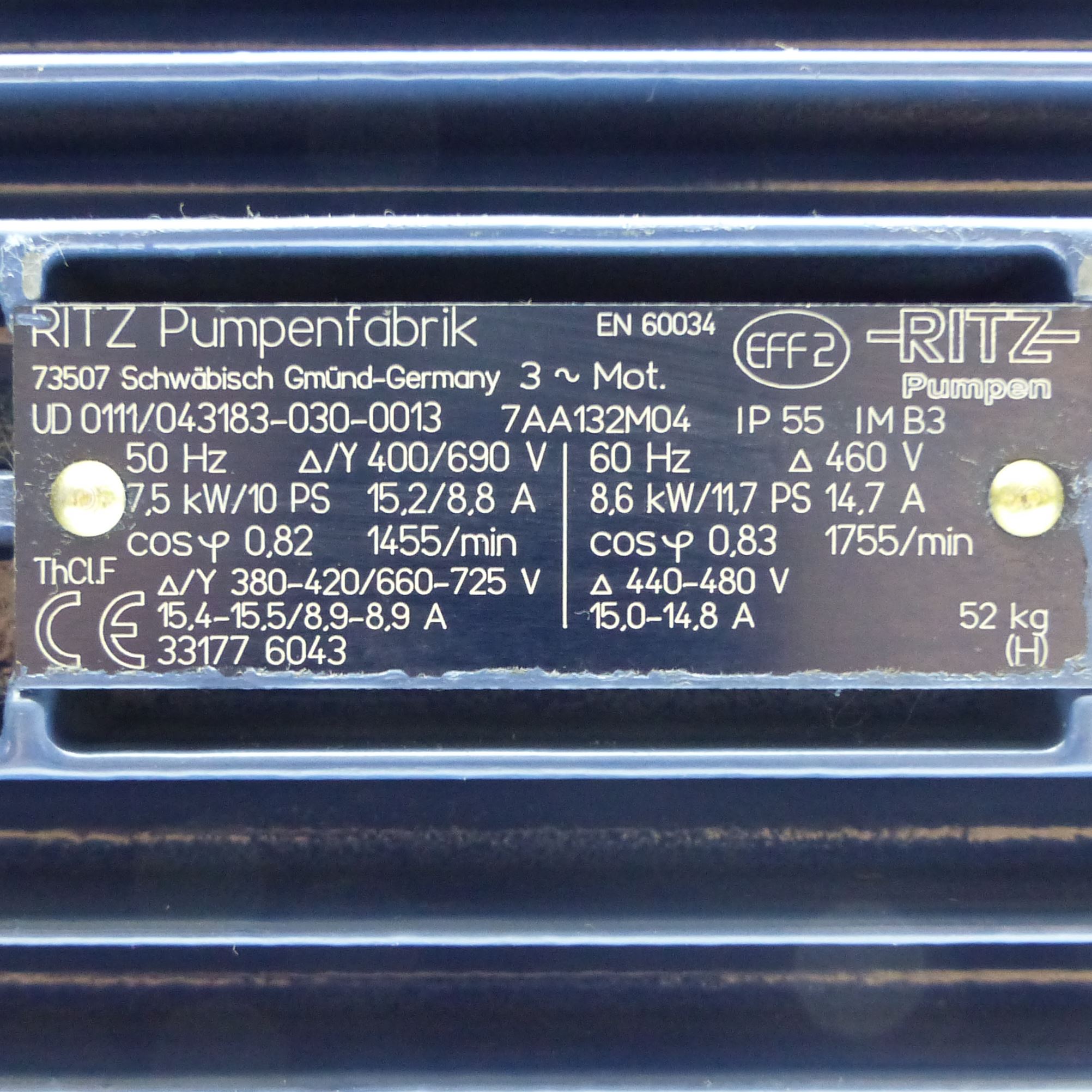 Centrifugal Pump 38100.Z/B+7,5/4 