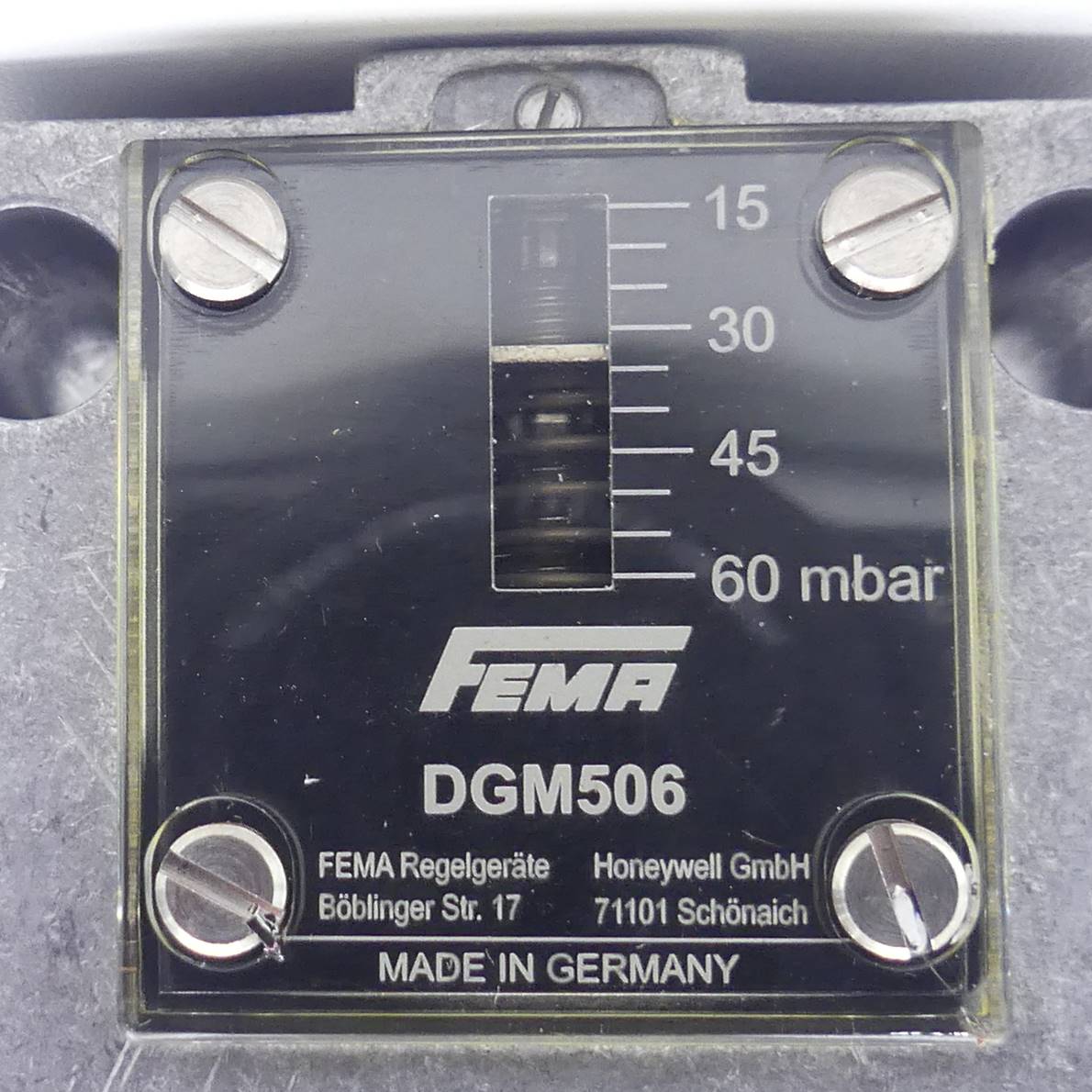 Druckwächter für Gase