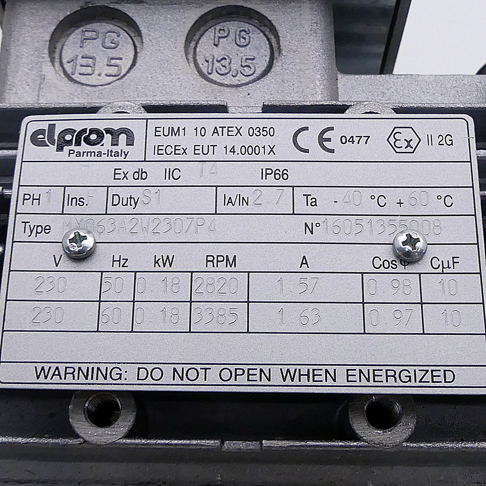 Flüssigkeitspumpe nach ATEX 95 EX 