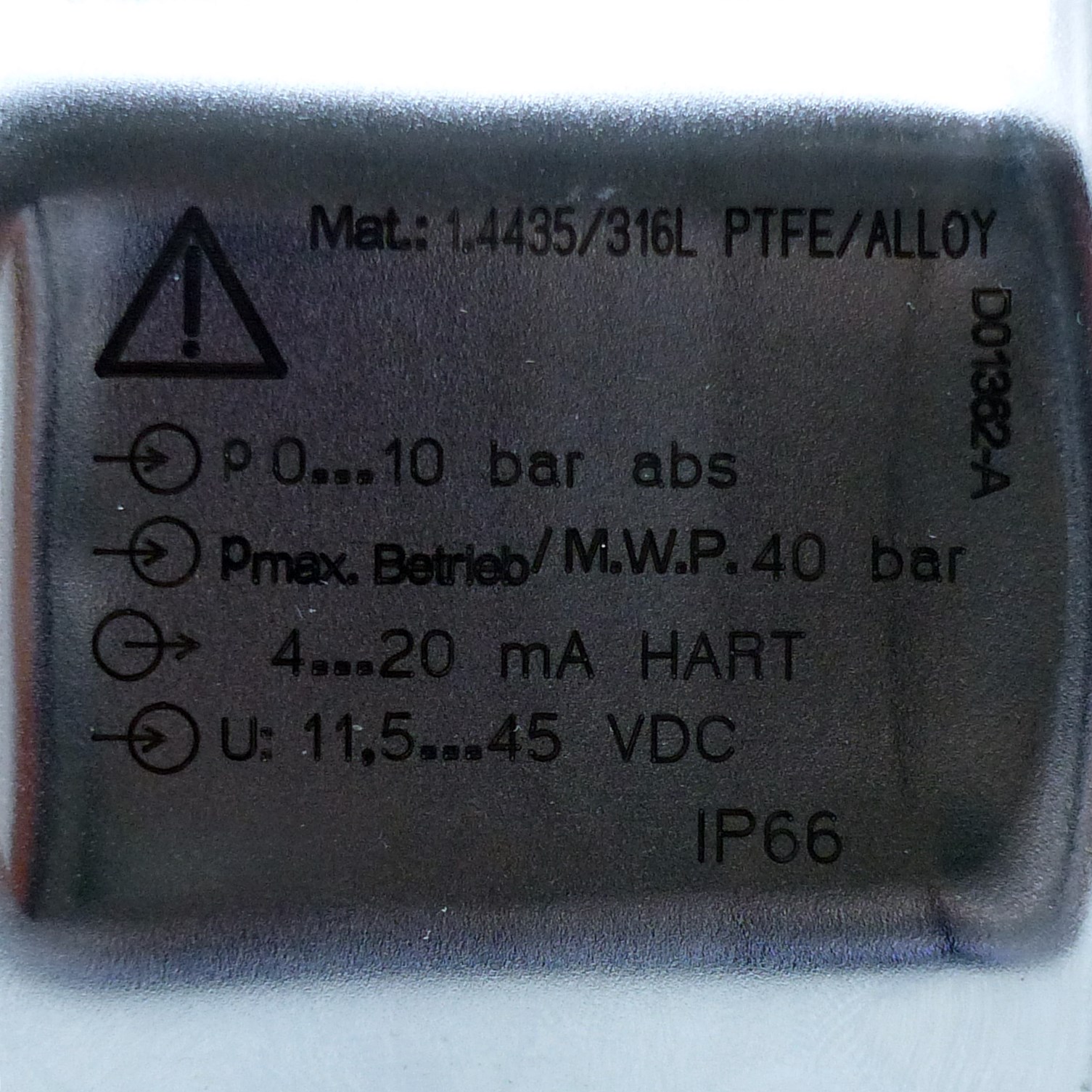 Drucktransmitter PMP41-RA14P1J21FP 