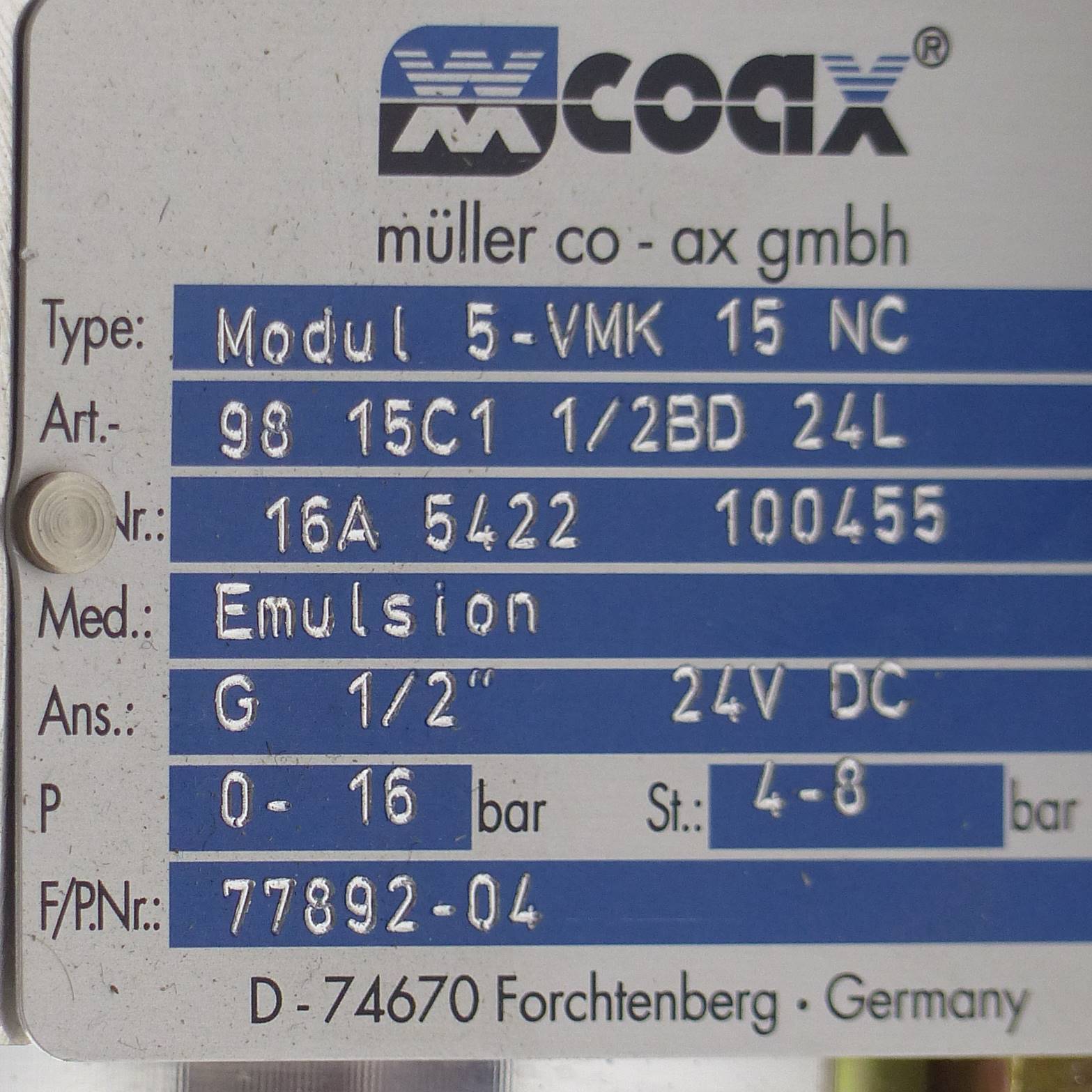 Modul 5-VMK 15 NC 