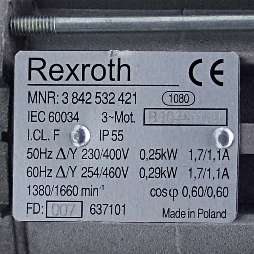 Bandstrecke BS2 mit Drehstrommotor 