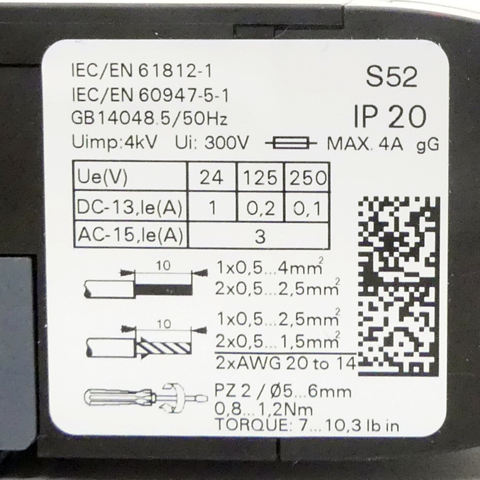 Elektronisch zeitverzögerter Hilfsschalter