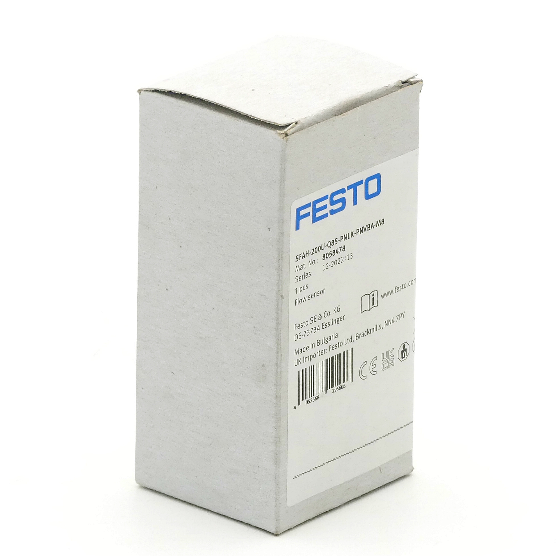 Flow sensor SFAH-200U-Q8S-PNLK-PNVBA-M8 