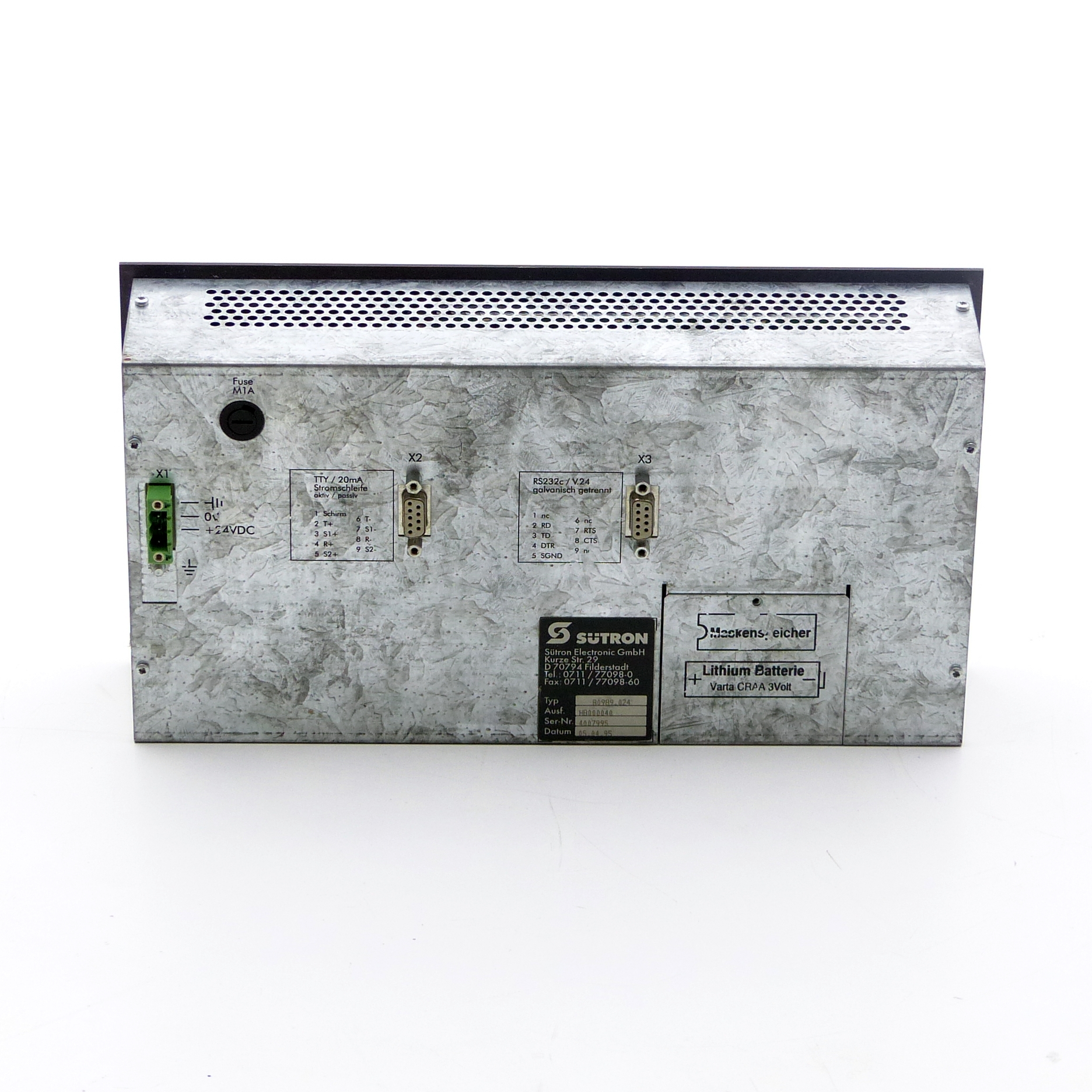 Operator Panel 80989.024
