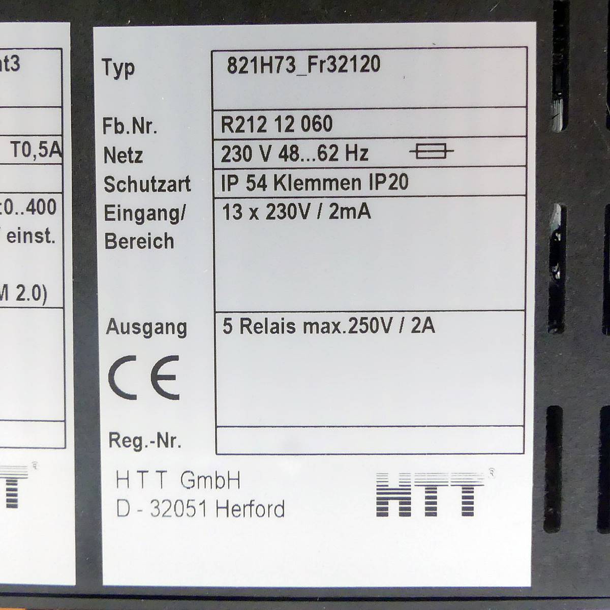 Industrieregler 821H73_Fr3210