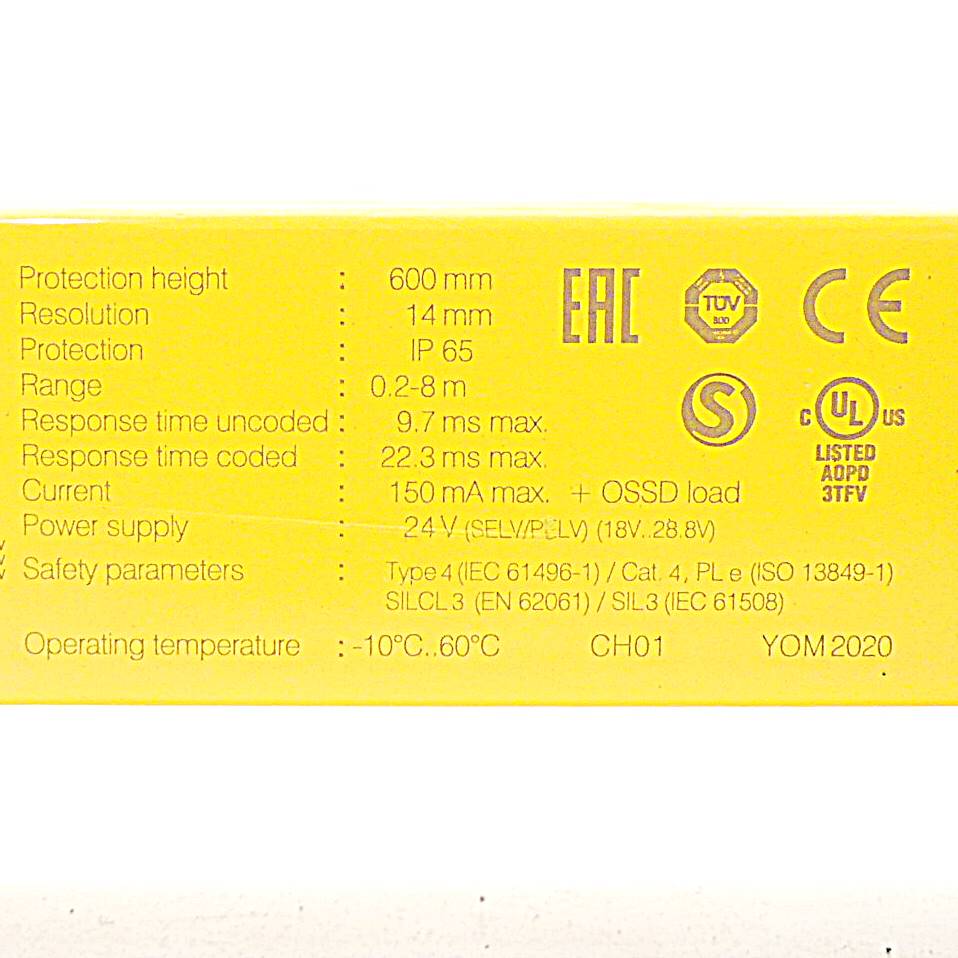 Sicherheitslichtgitter PSEN opll4F-s-14-0600 receiver+emitter 