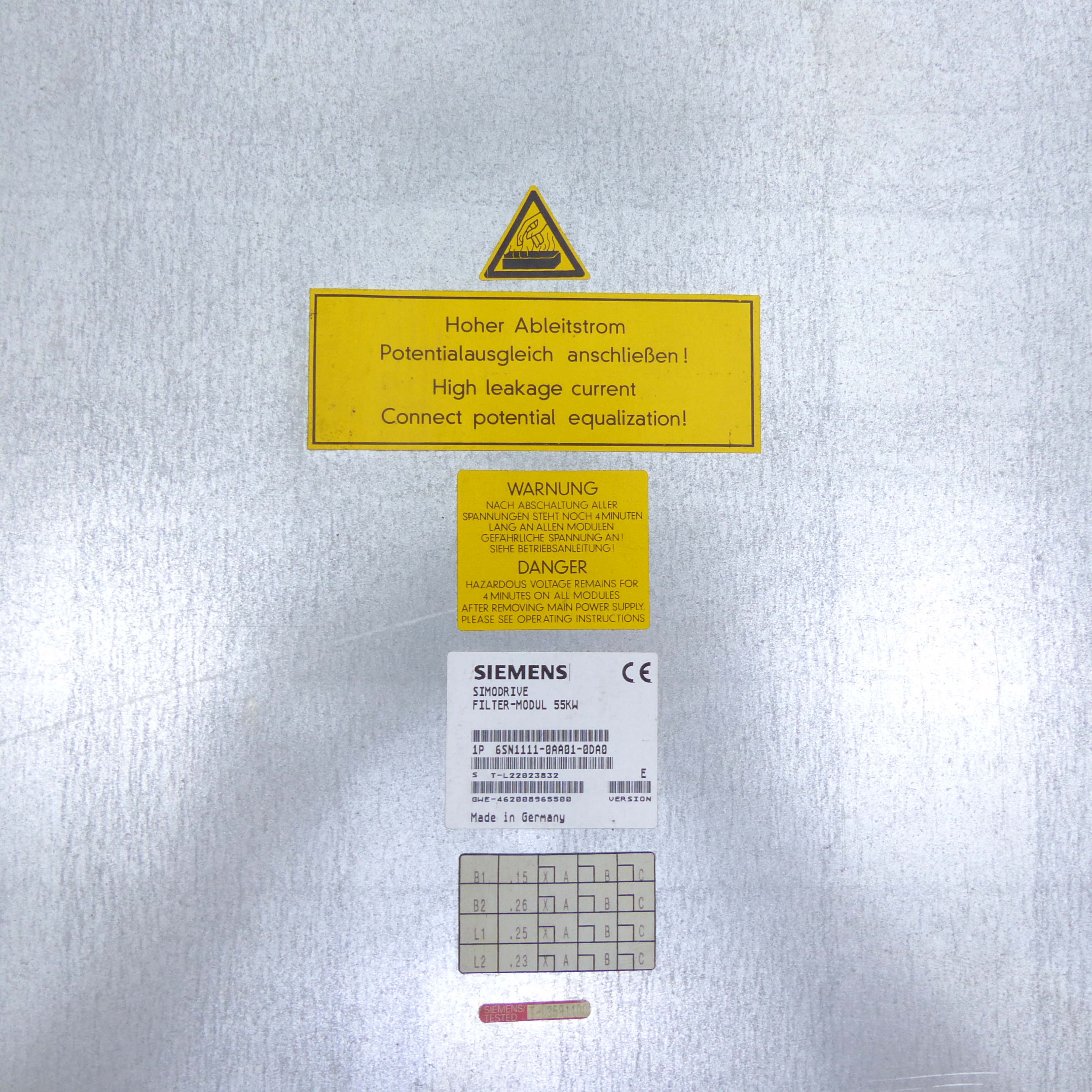 Filter-Modul SIMODRIVE  Used