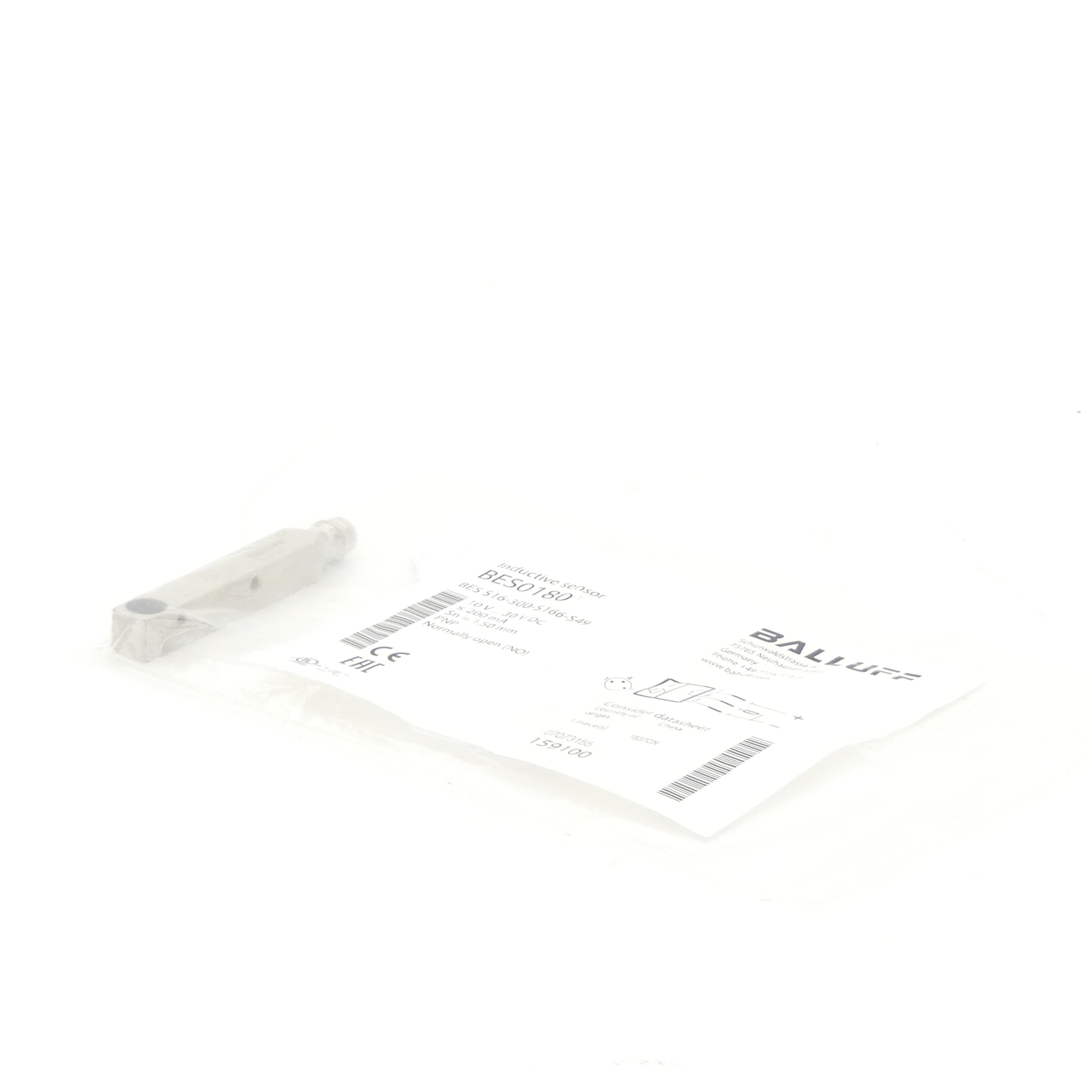 Induktiver Standardsensor BES0180