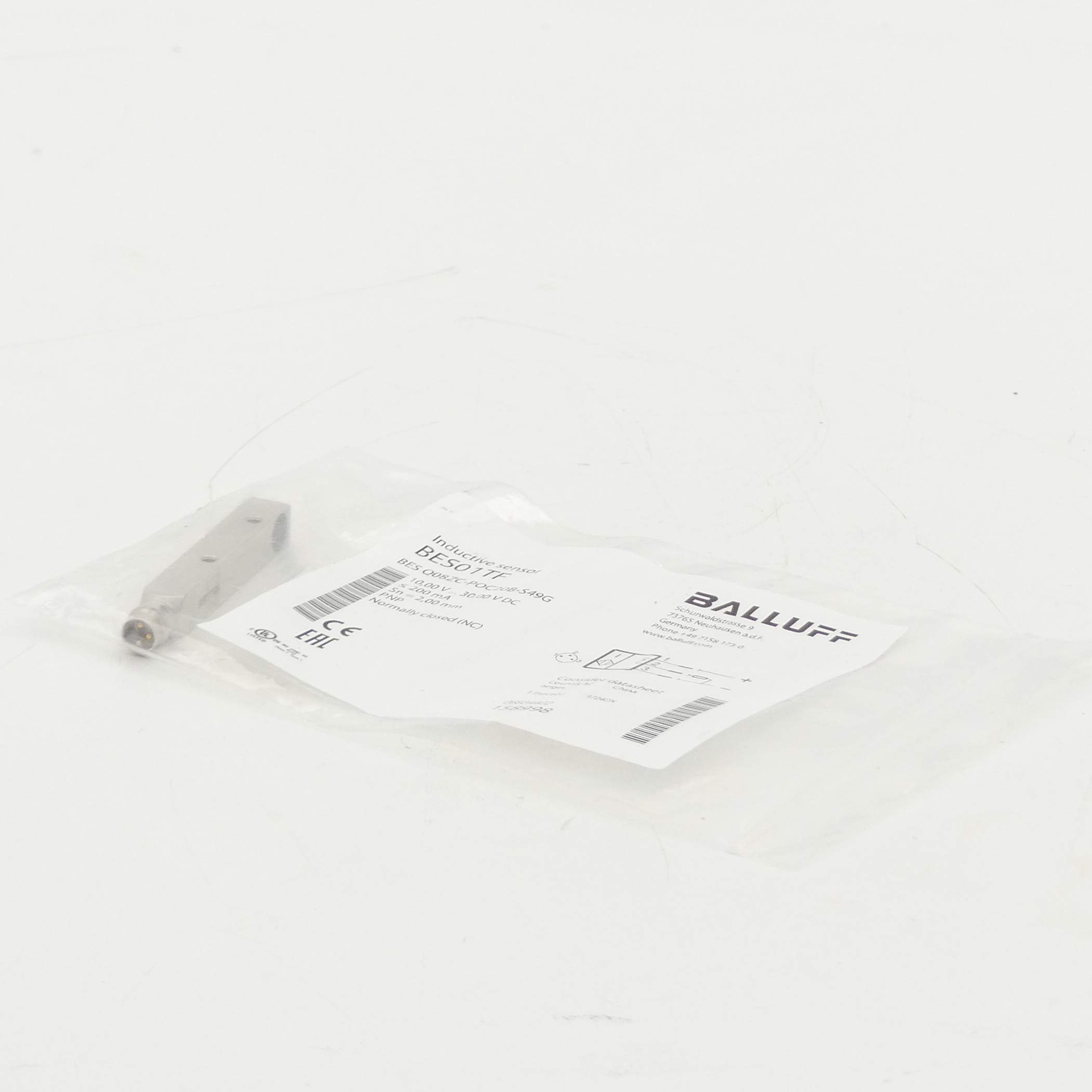 Induktiver Standardsensor BES01TF