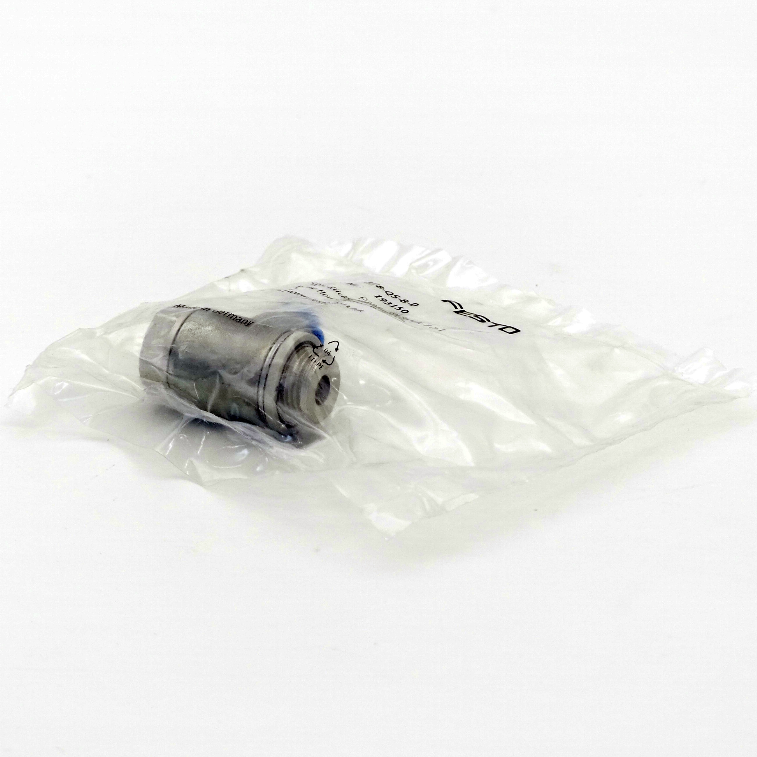 One-way flow control valve GRLA-3/8-QS-8-D