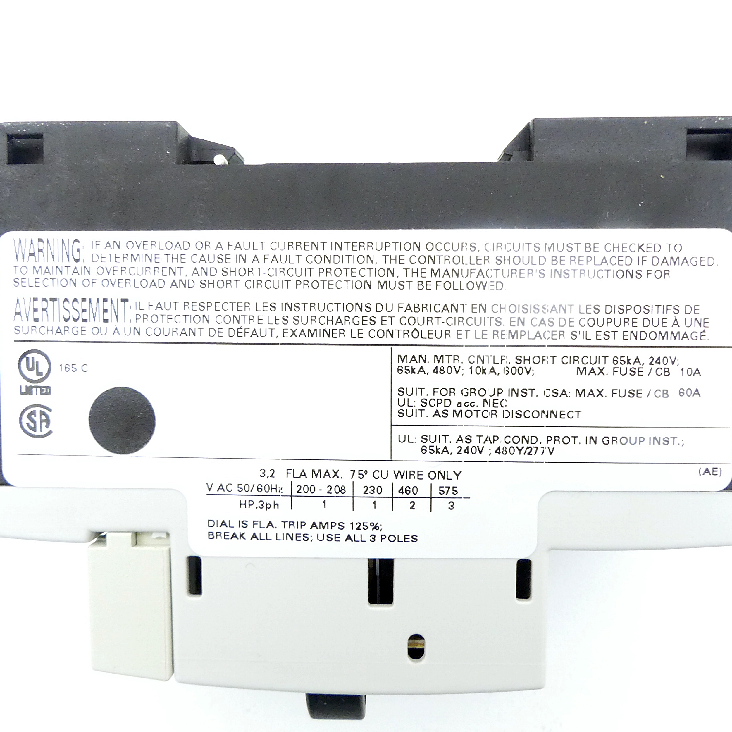 Circuit Breaker 3RV1011-1DA15 