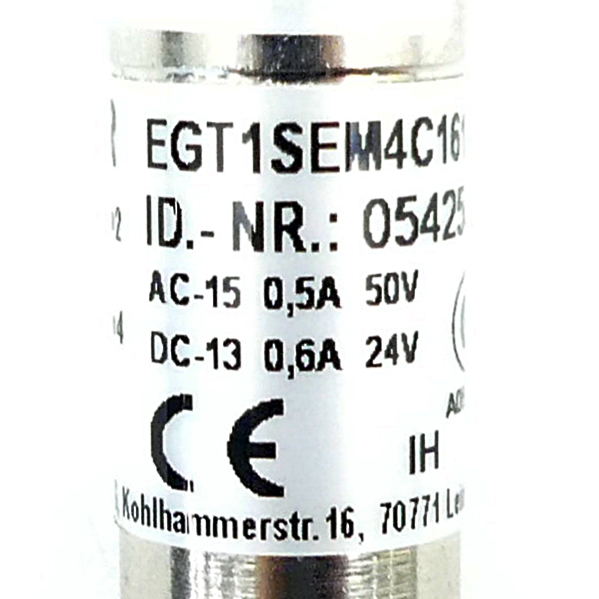 Precision single hole fixing limit switch EGT1SEM4C1613 
