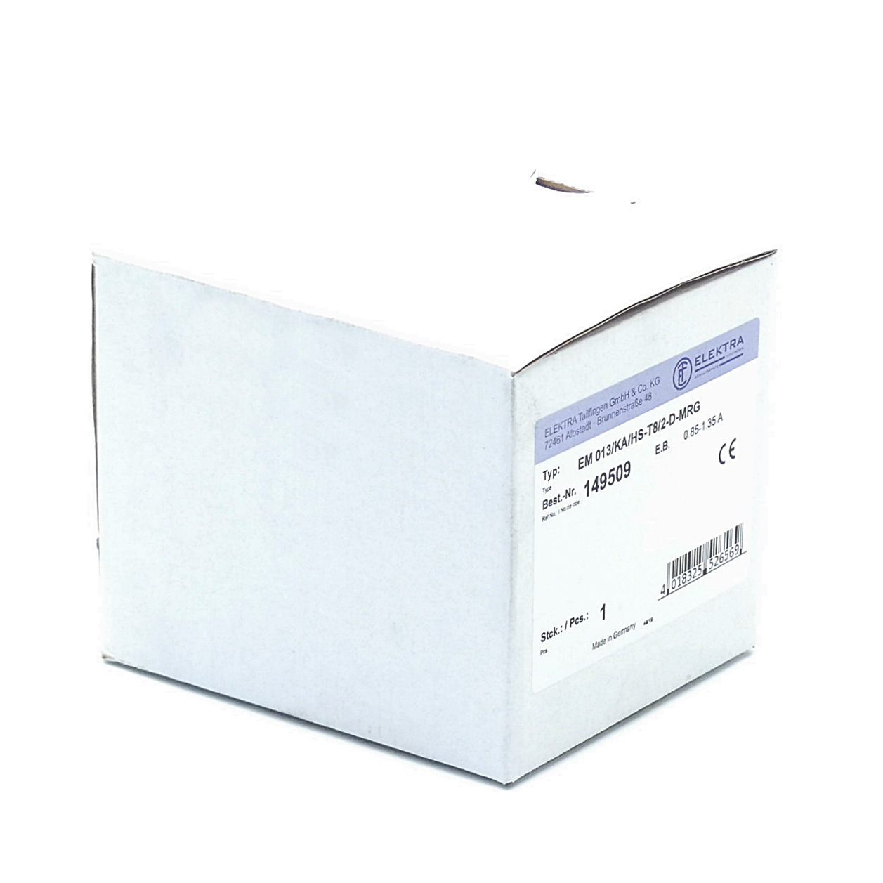 Motor protection-Main-Emergency-switch EM 013/KA/HS-T8/2-D-MRG