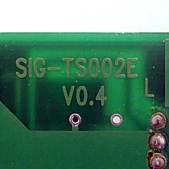 Control card TS 002 E