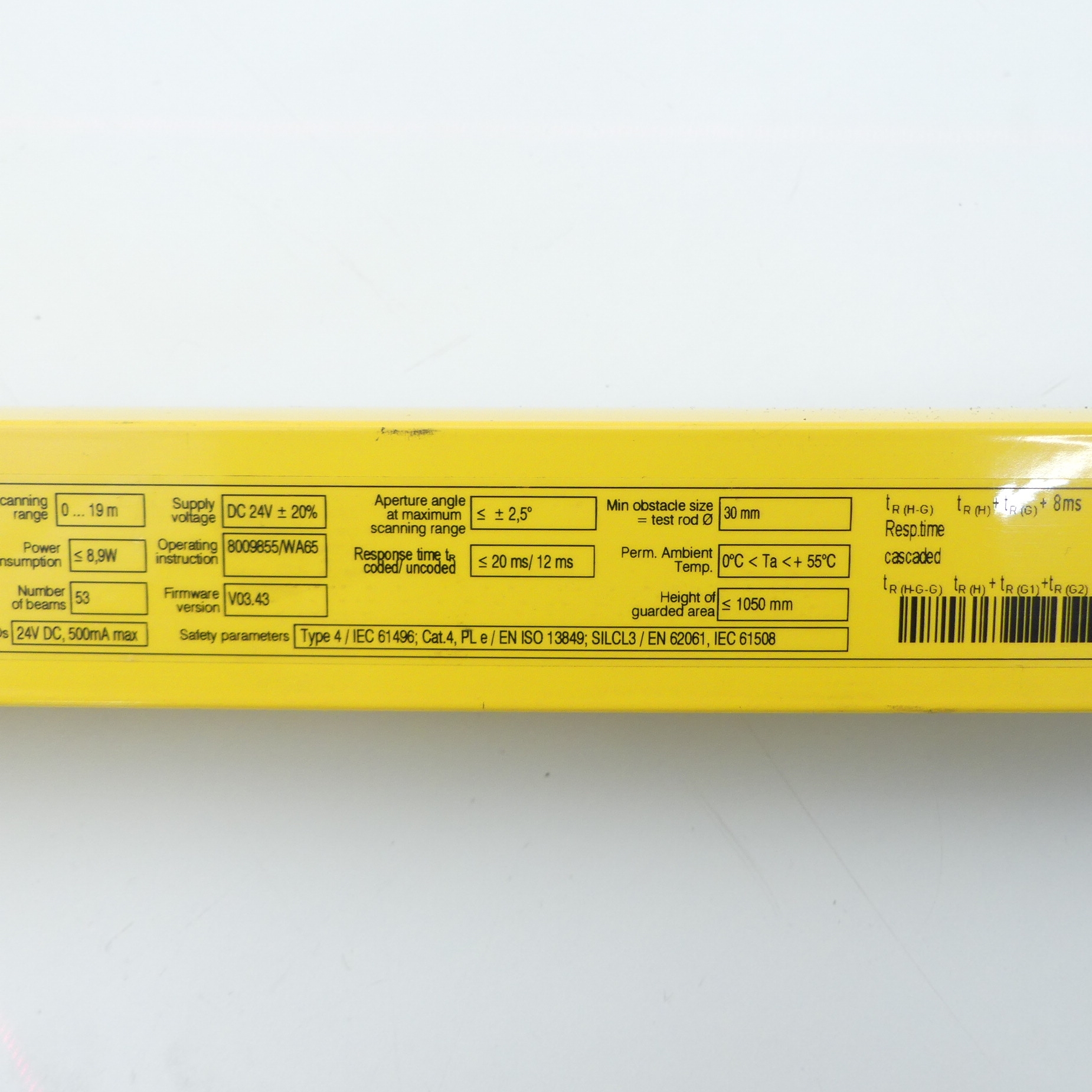 Safety light Curtain C40E-1003DA010