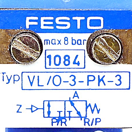 Pneumatic valve VL/O-3-PK-3X2