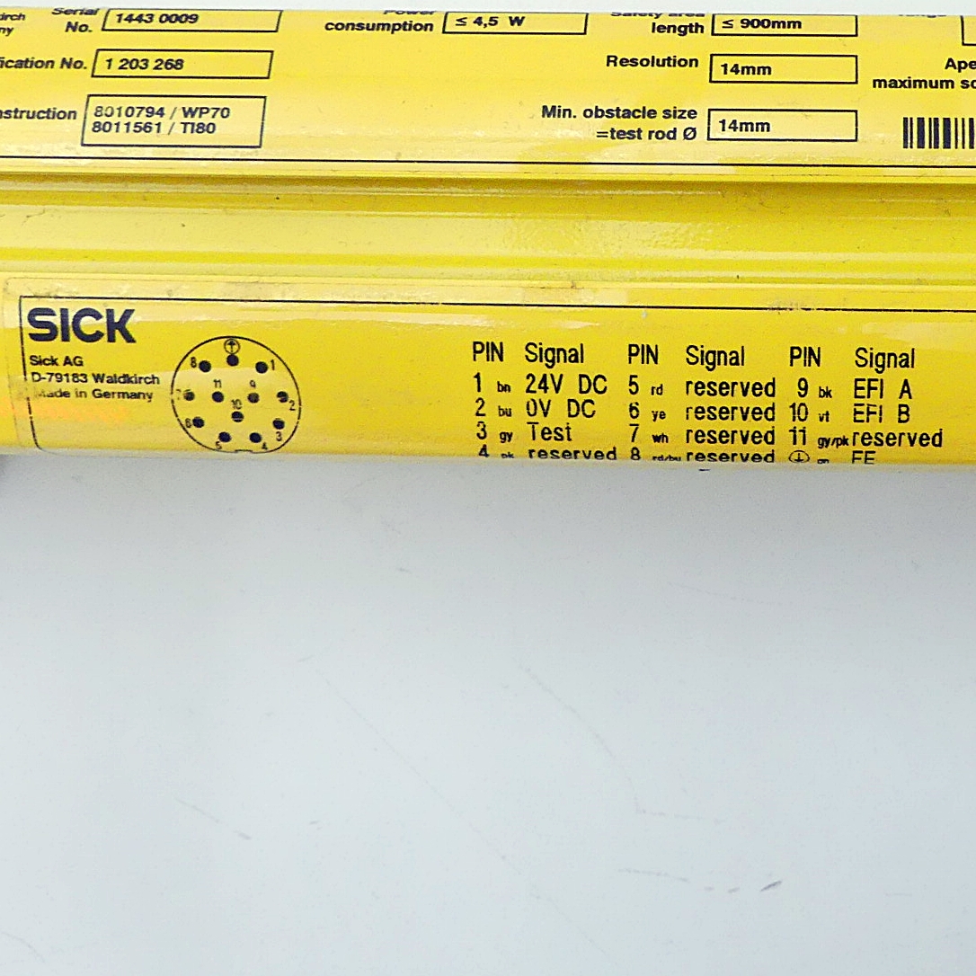 Sicherheitslichtvorhang Sender M40S-64A503AA0