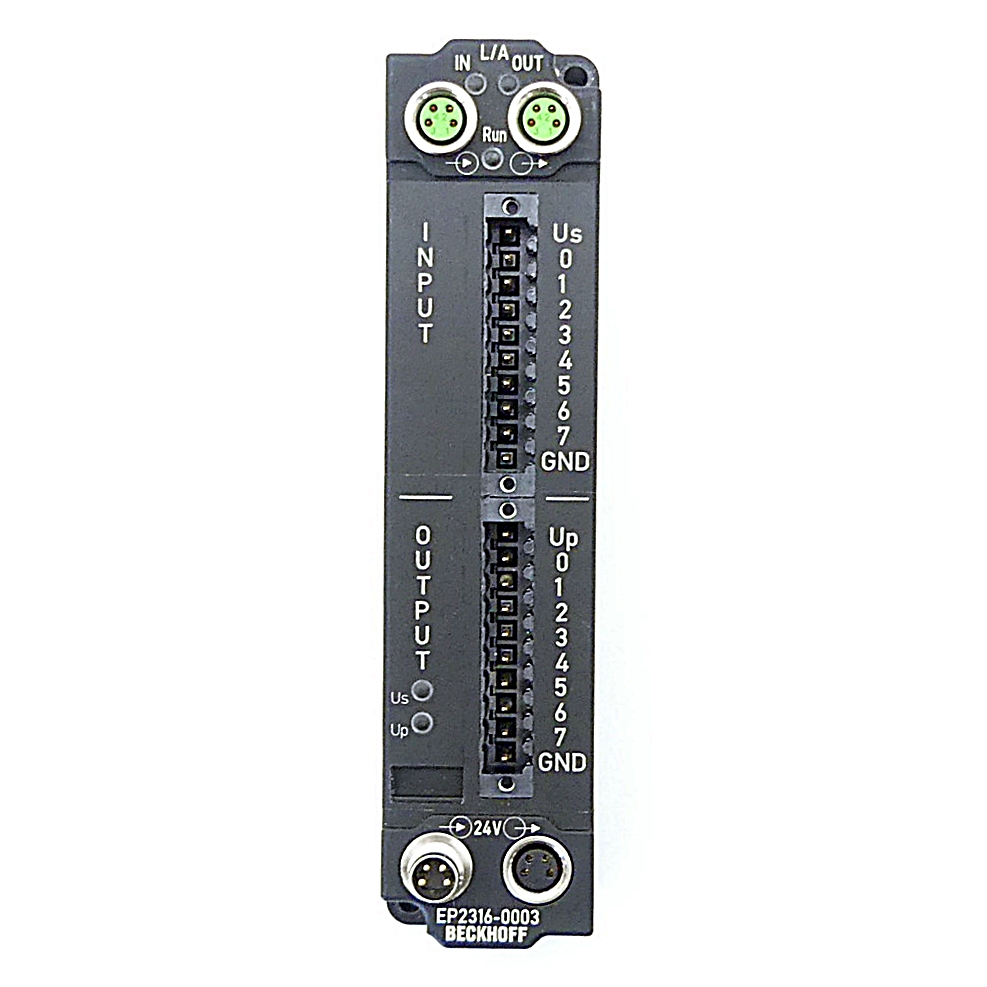 EtherCAT Box, 8 channel digital input / output 