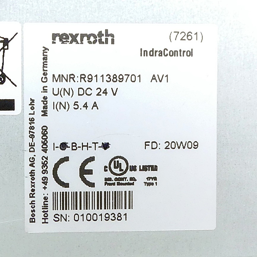 IndraControl V VPB40.4D1P-16GNN-D8D-HN-NN-FW