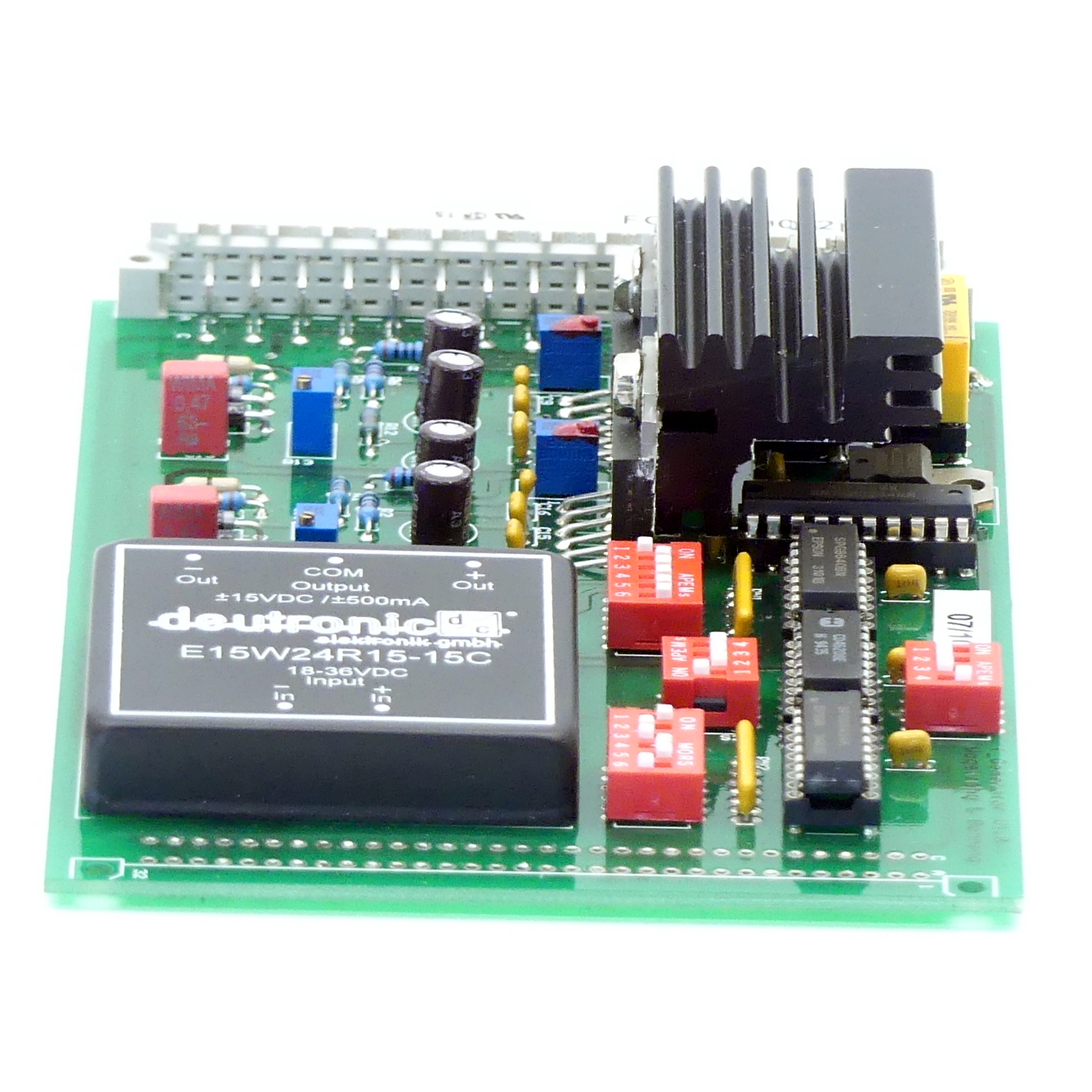 Circuit board with power supply