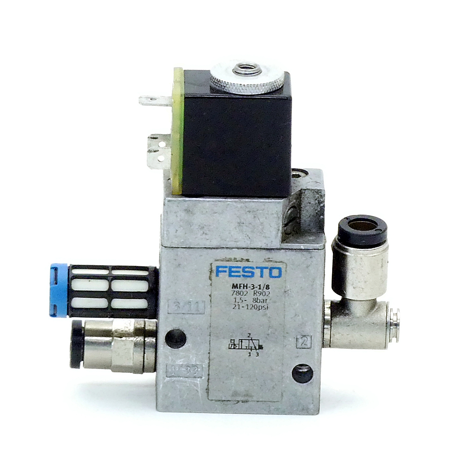 Solenoid valve MFH-3-1/8 + Magnetic coil MSFG-24/42-50/60 