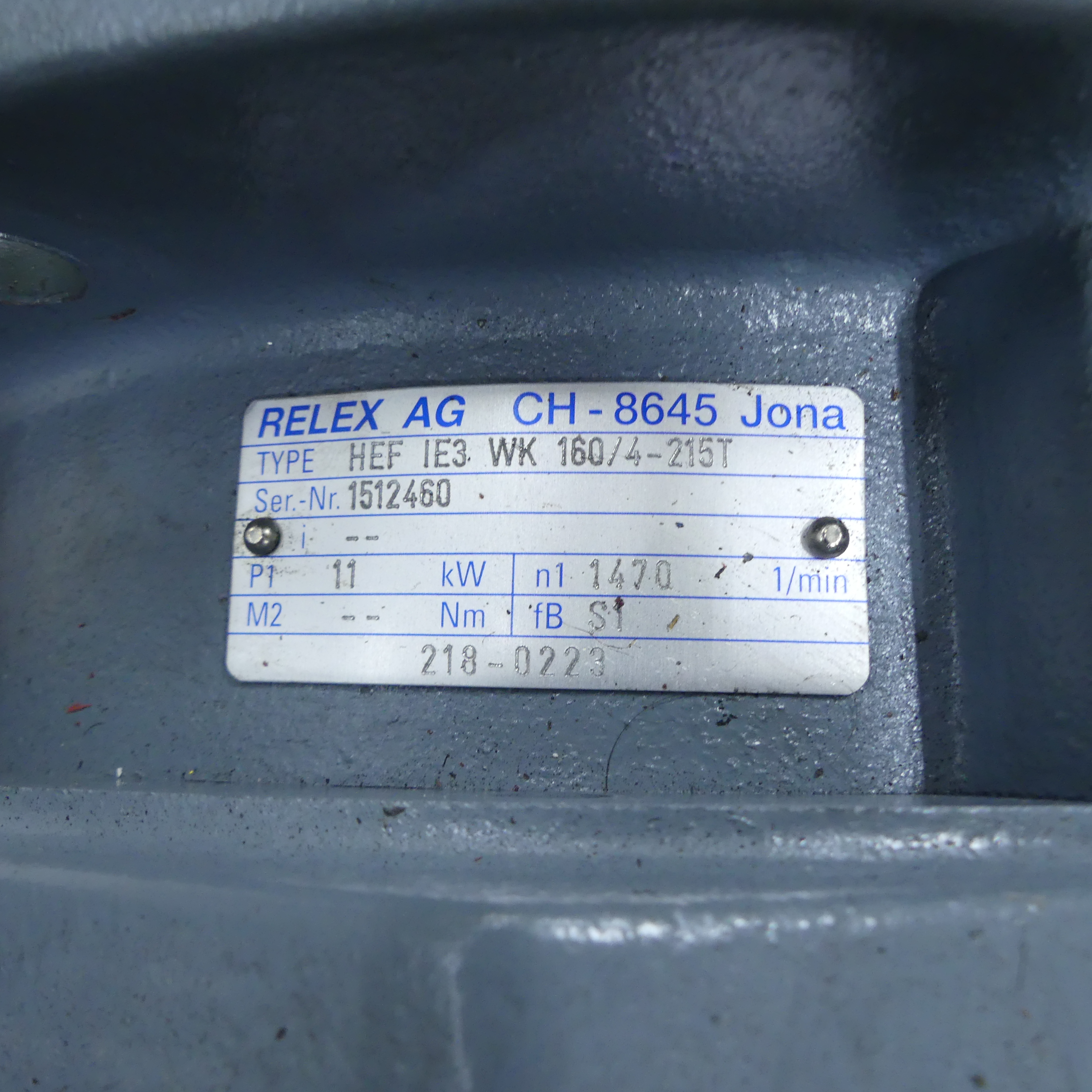 Three-phase water-cooled motor HEFIE3 WK160/4-215T 