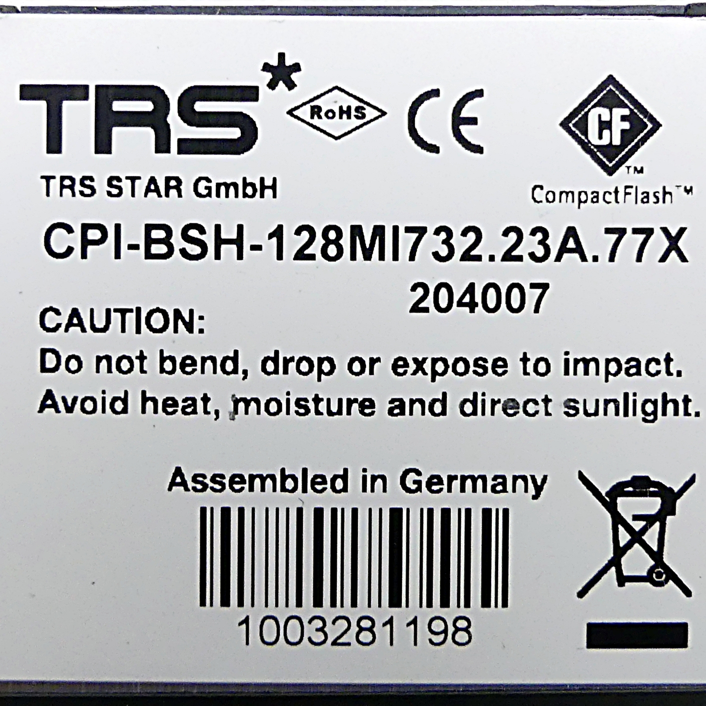 Control firmware CF 350 Used
