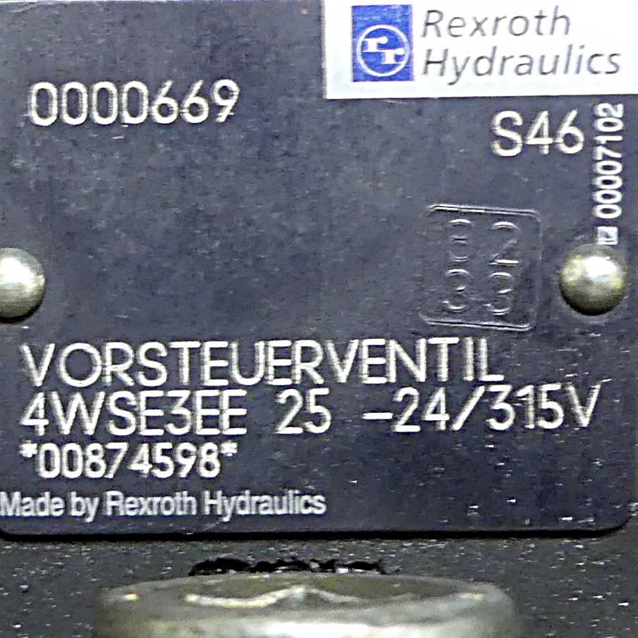 Servoventil 4WSE3EE25-24/300B9-315K9DM Gebraucht