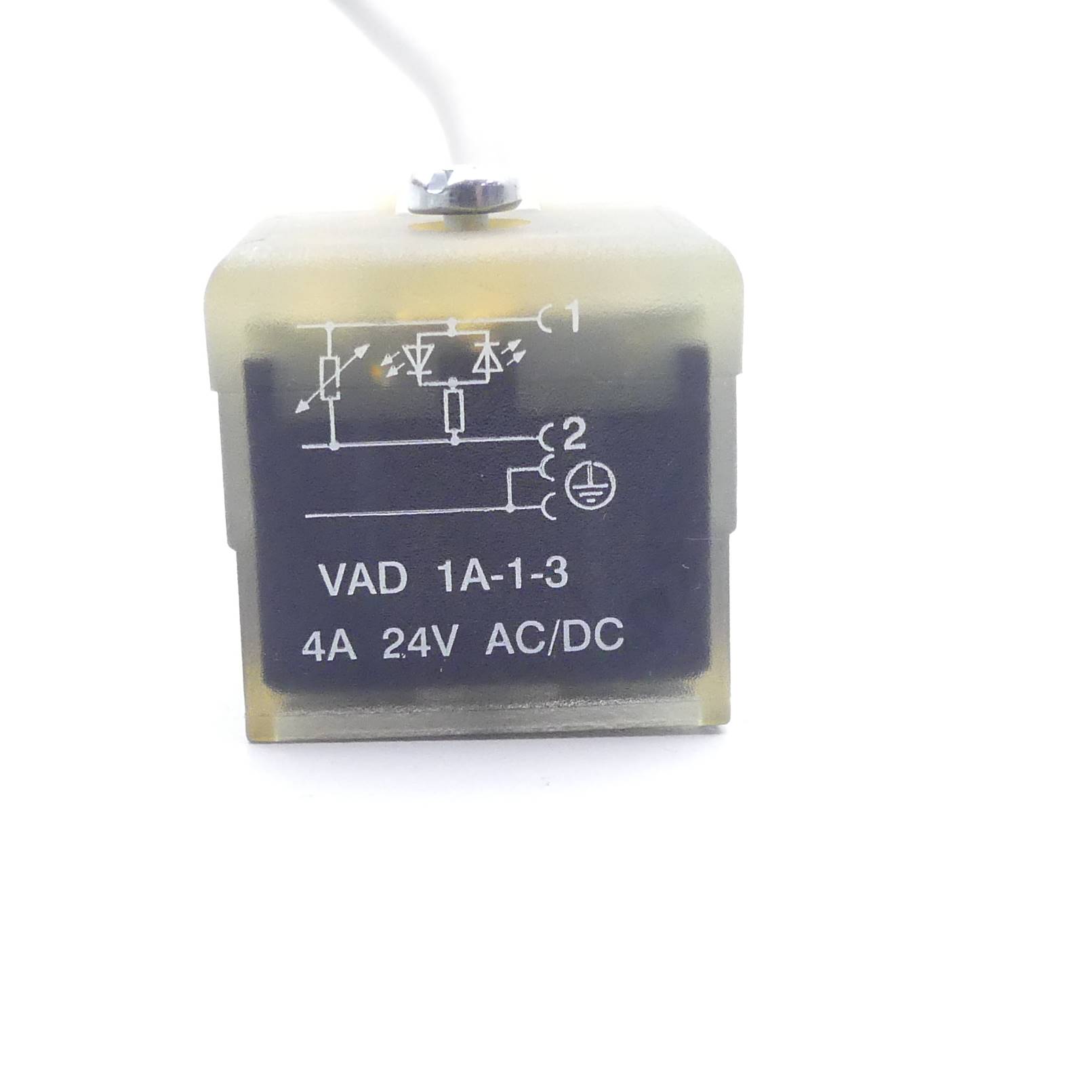 Valve connector with cable