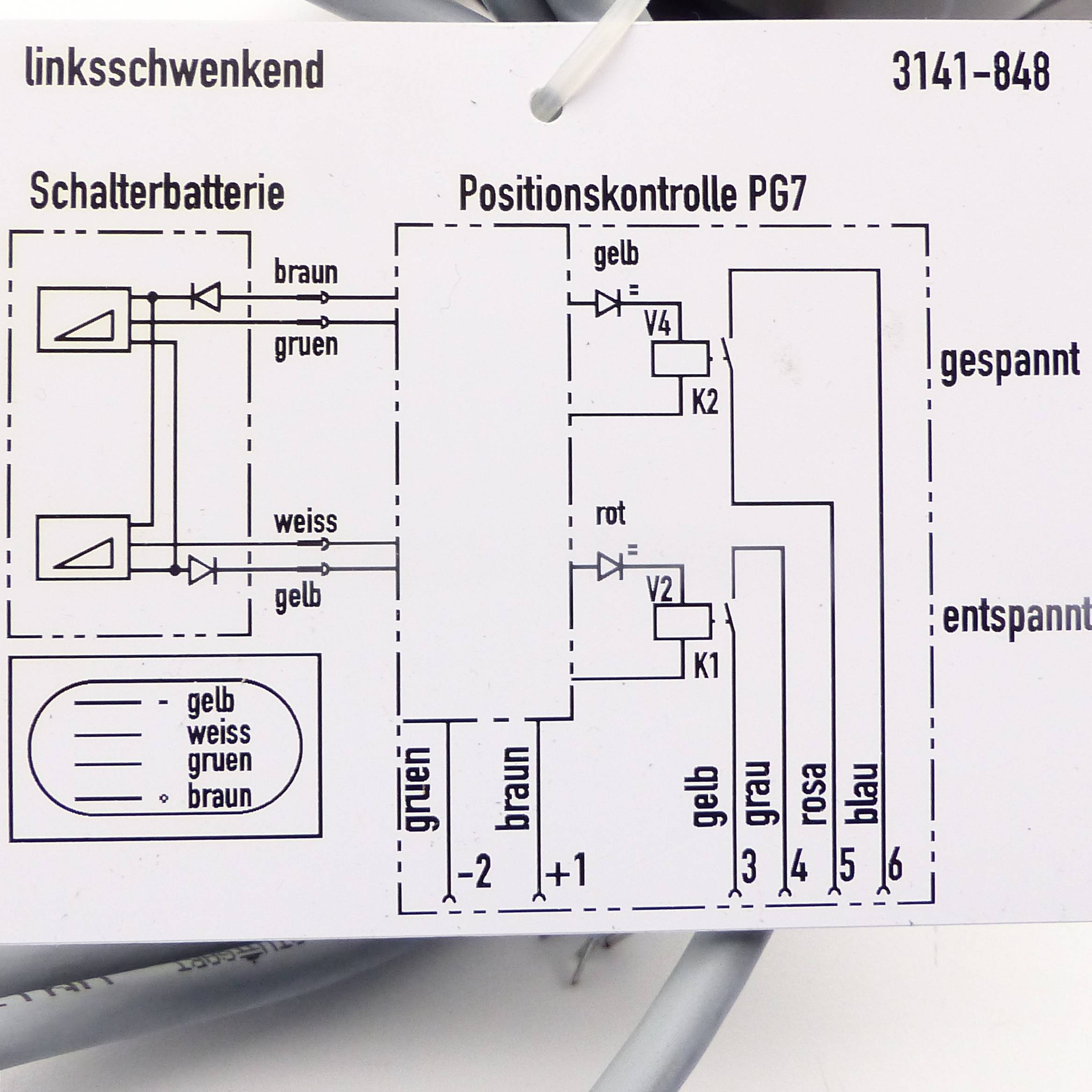 Schwenkspanner 90 Grad DWL 40D mit Positionsüberwachung 