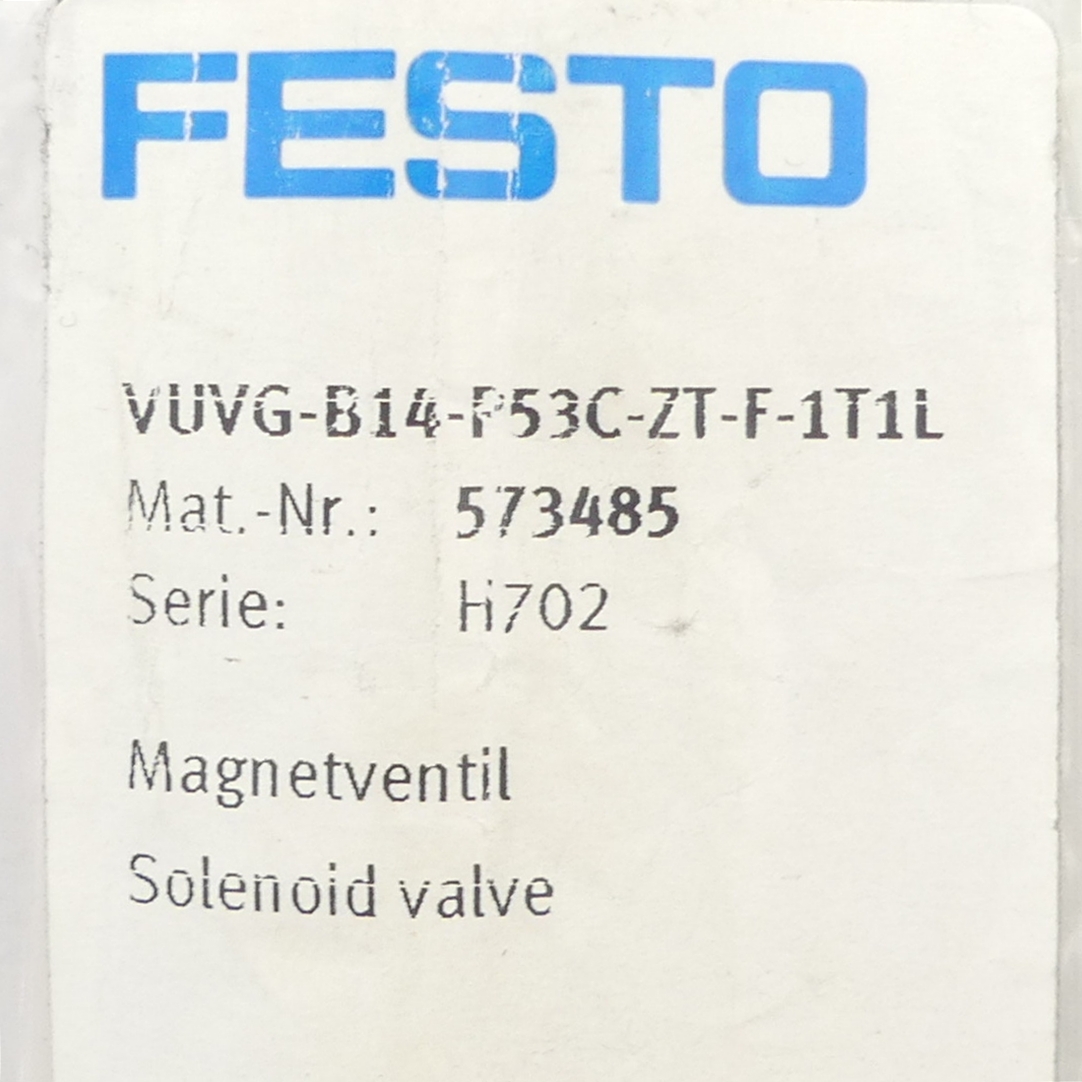 Magnetventil VUVG-B14-P53C-ZT-F-1T1L