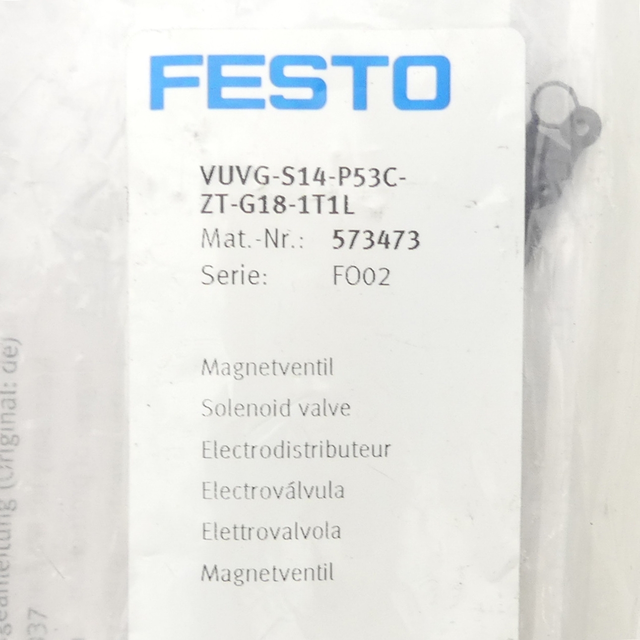 Magnetventil VUVG-S14-P53C-ZT-G18-1T1L