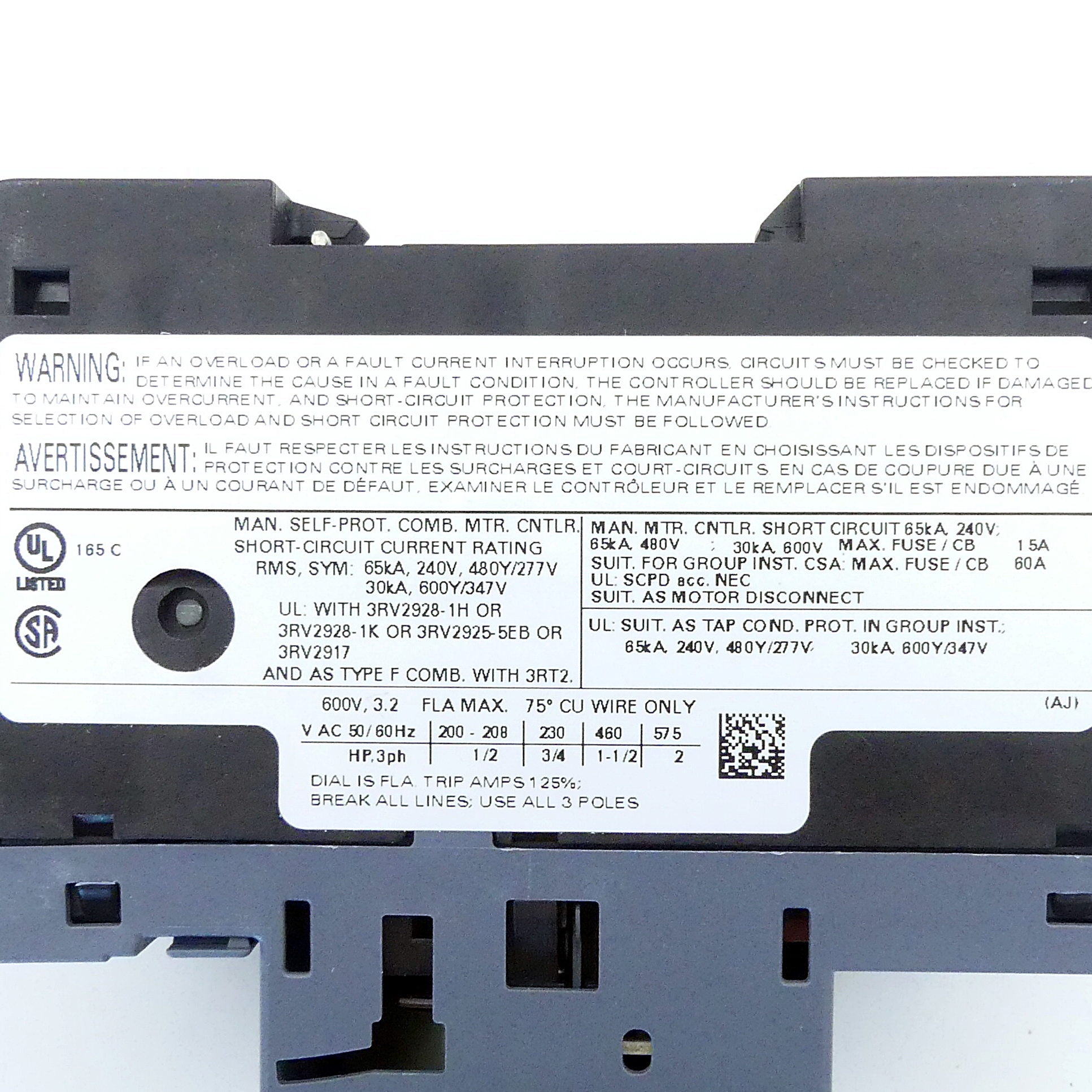 circuit breaker 3RV2021-1DA10 