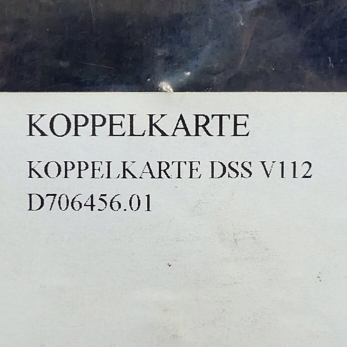 Coupling card DSS V112 New FS