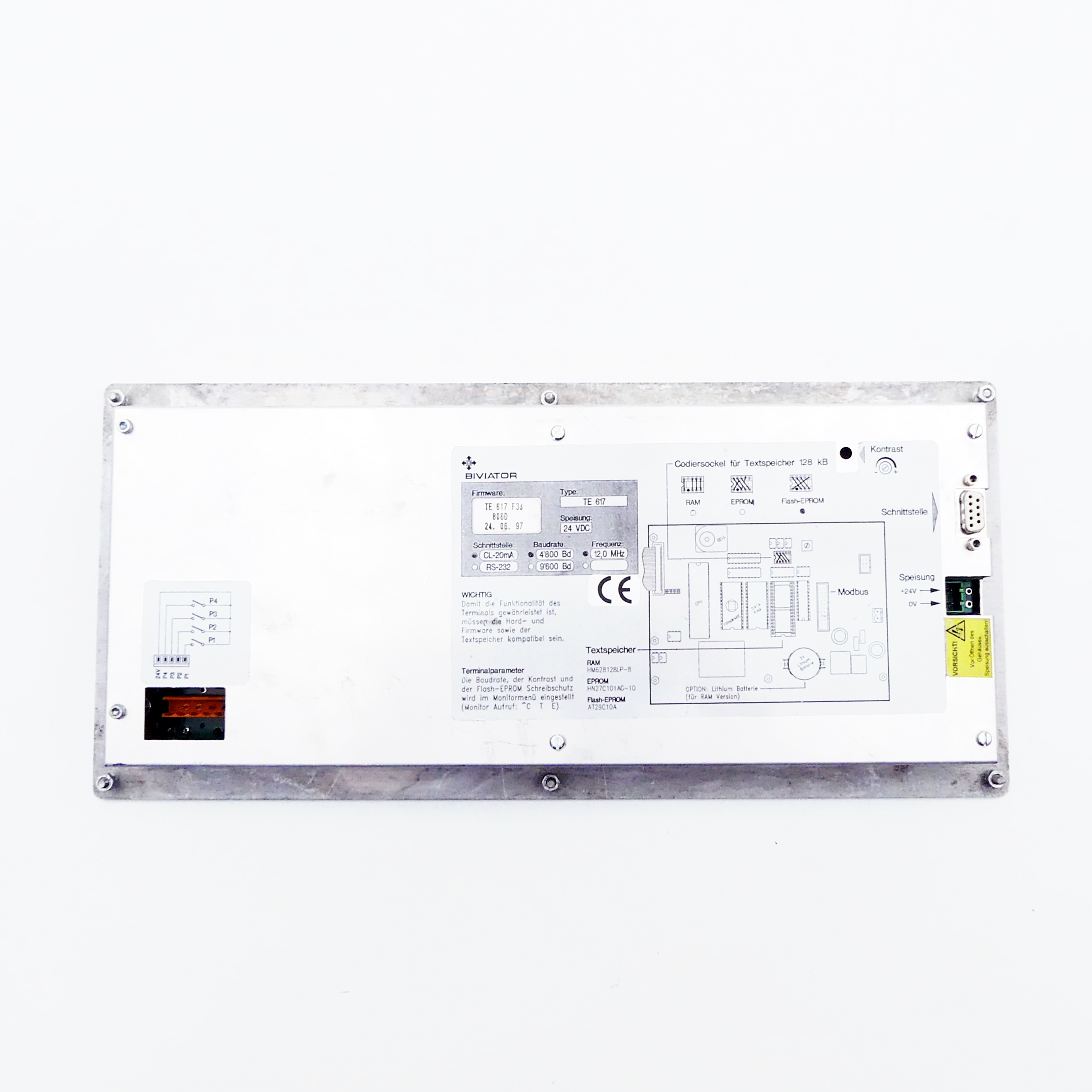 Control Panel TE 617 