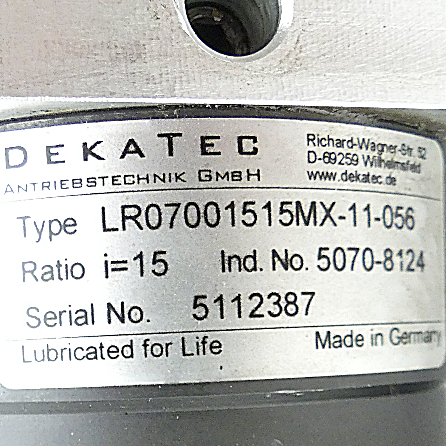 Lifting cylinder  