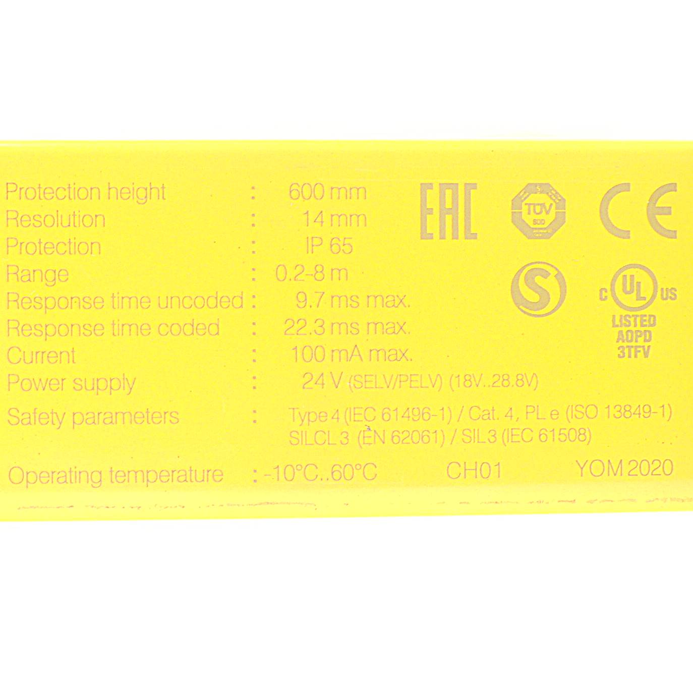 Sicherheitslichtgitter PSEN opll4F-s-14-0600 receiver+emitter 